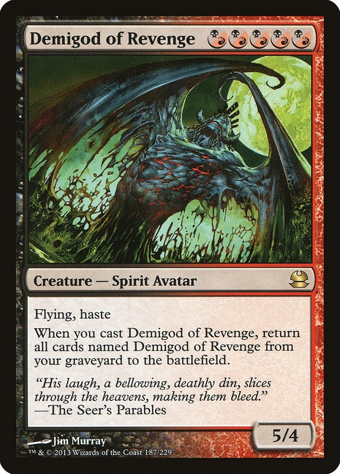 Image for Demigod of Revenge (187) [Modern Masters] - Magic: The Gathering