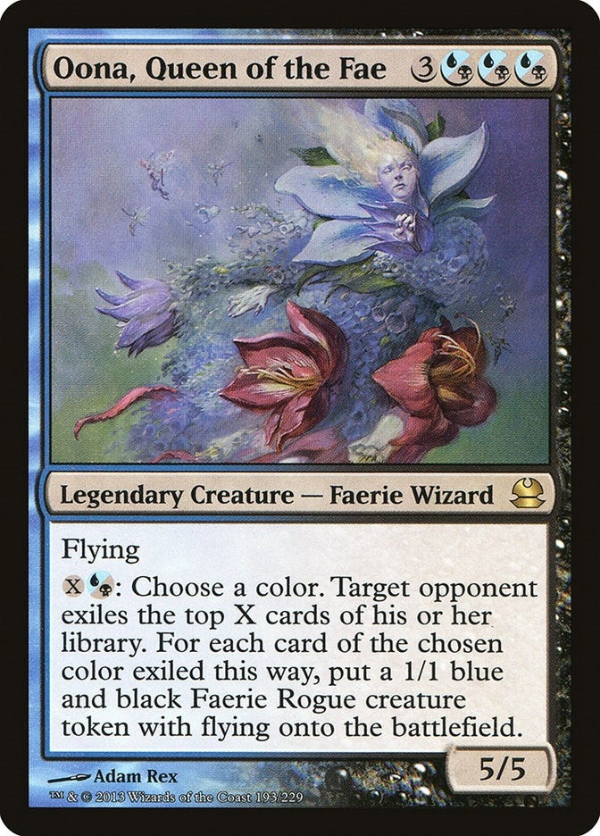Image for Oona, Queen of the Fae (193) [Modern Masters] - Magic: The Gathering