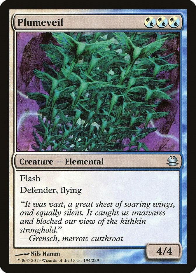 Image for Plumeveil (194) [Modern Masters] - Magic: The Gathering