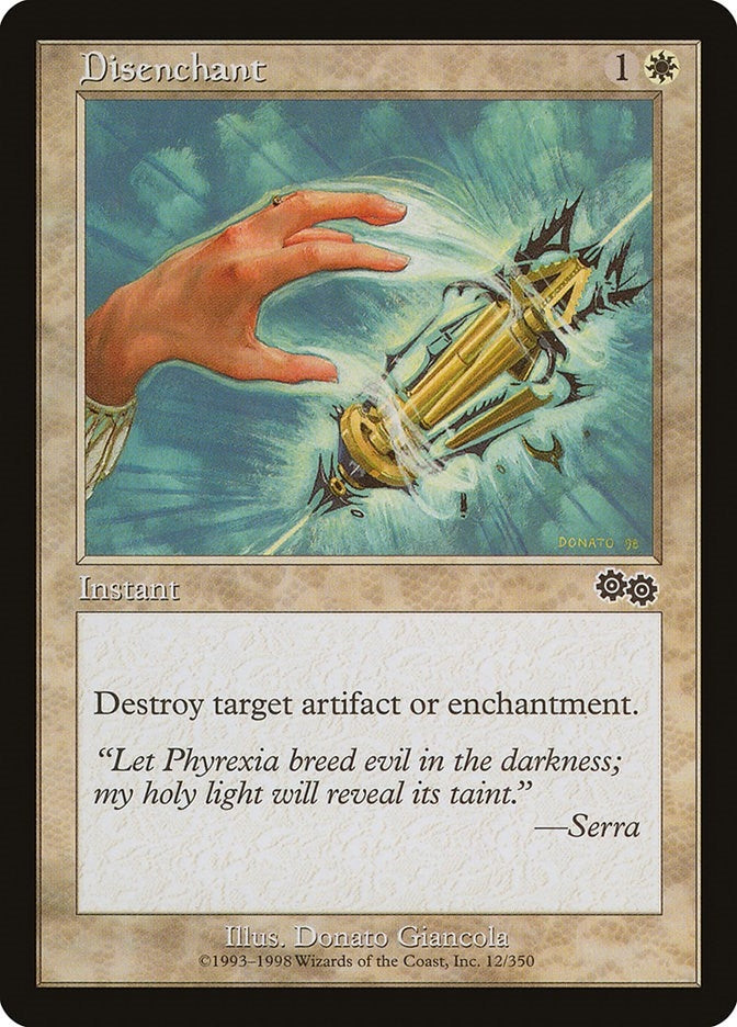 Image for Disenchant (12) [Urza's Saga] - Magic: The Gathering