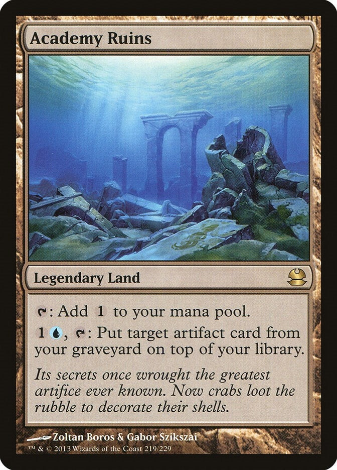 Image for Academy Ruins (219) [Modern Masters] - Magic: The Gathering