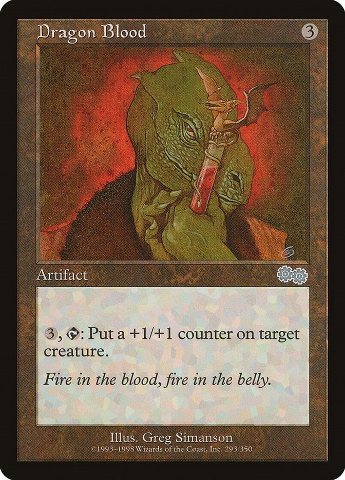 Image for Dragon Blood (293) [Urza's Saga] - Magic: The Gathering