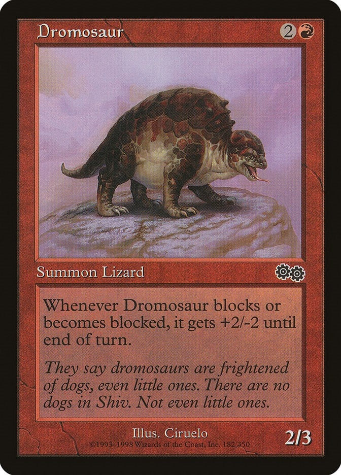 Image for Dromosaur (182) [Urza's Saga] - Magic: The Gathering
