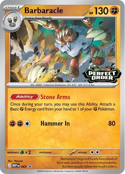 Image for Barbaracle - 065 (065) [ME: Mega Evolution Promo] - Pokemon