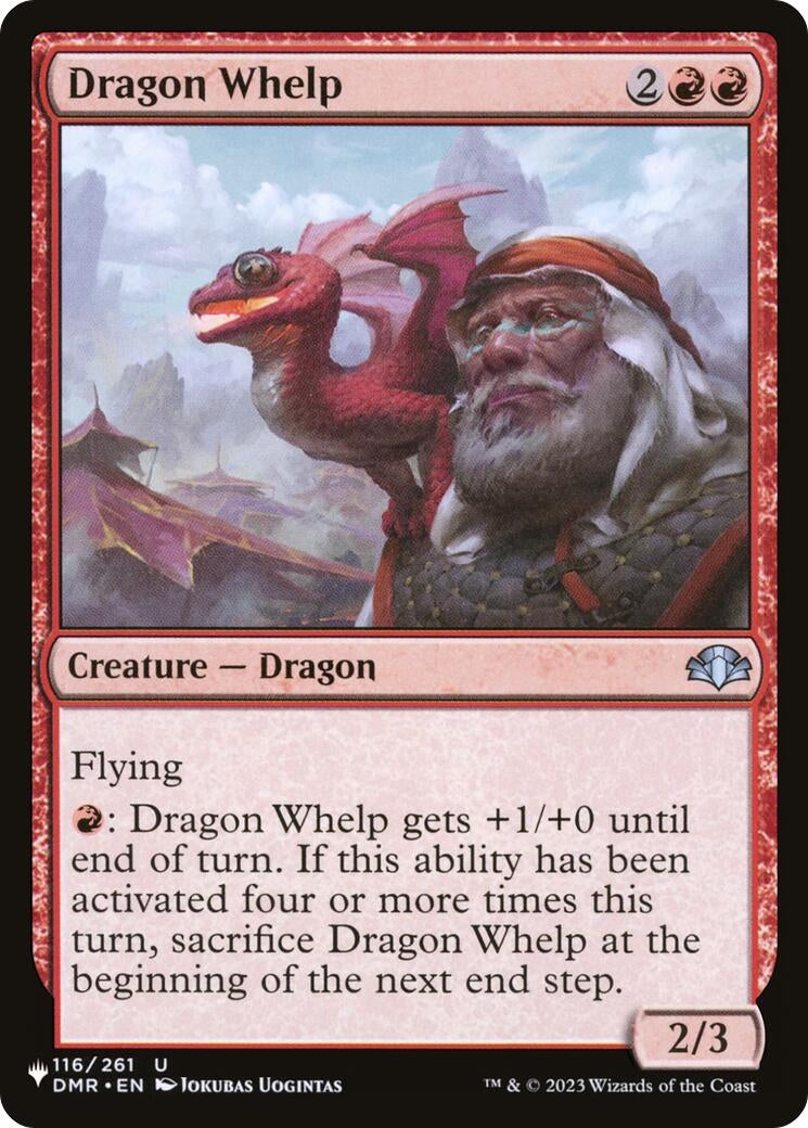 Image for Dragon Whelp (DMR) (120) [The List Reprints] - Magic: The Gathering