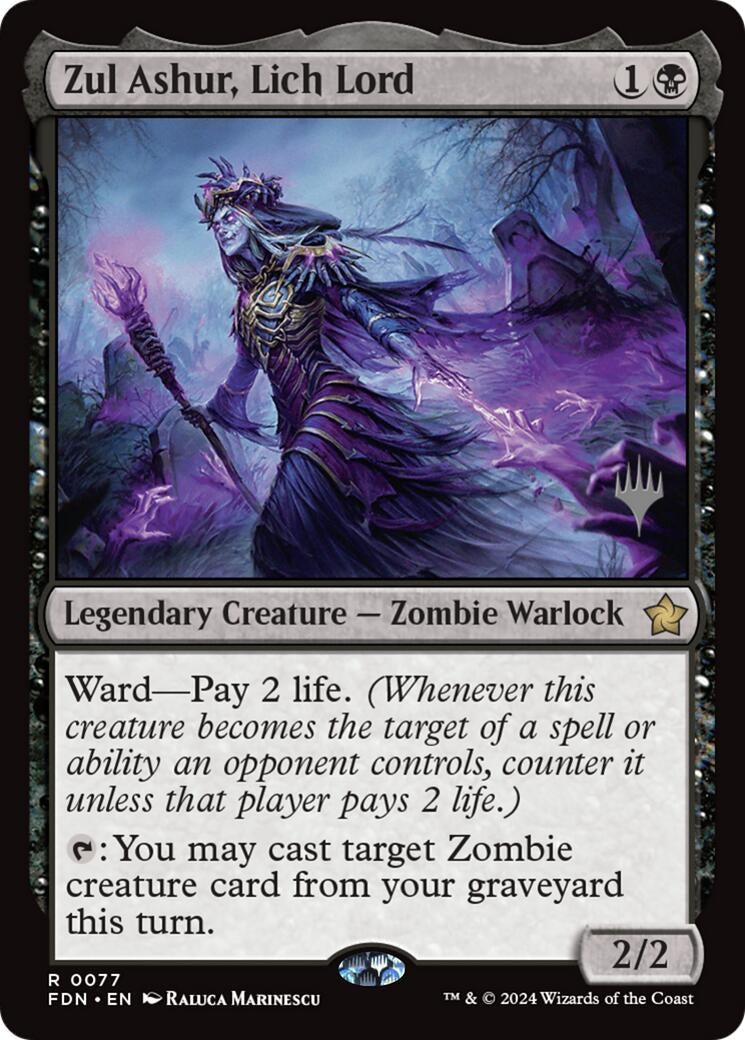Image for Zul Ashur, Lich Lord (77) [Lorwyn Eclipsed] - Magic: The Gathering