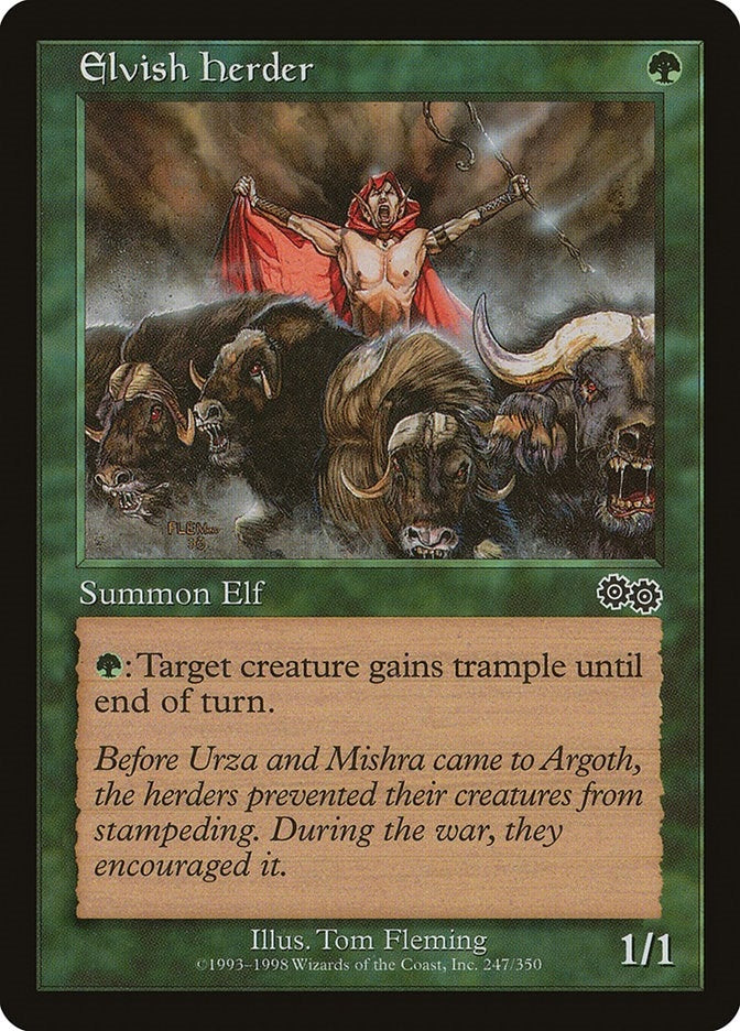 Image for Elvish Herder (247) [Urza's Saga] - Magic: The Gathering