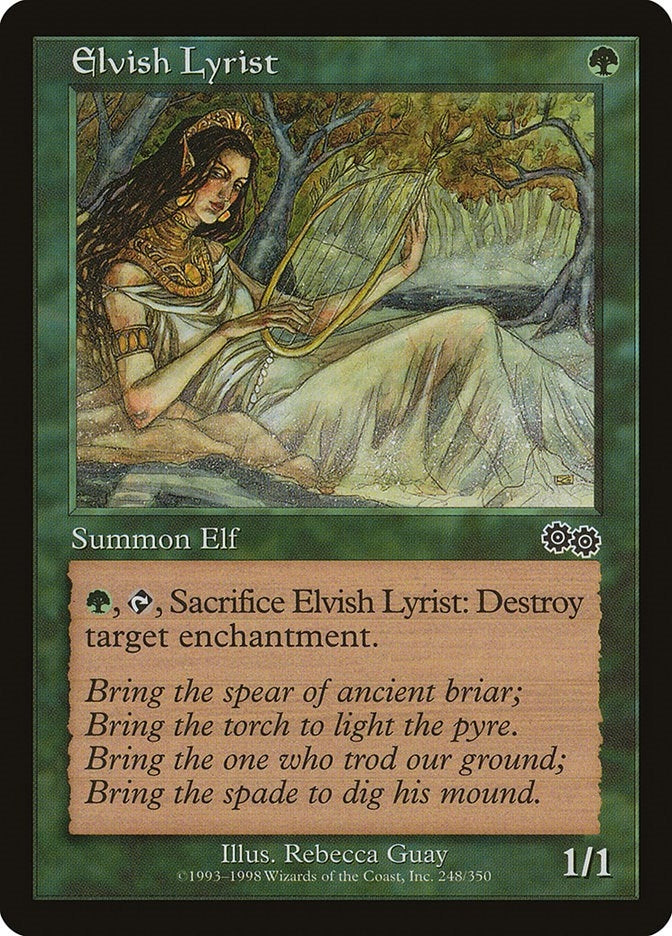 Image for Elvish Lyrist (248) [Urza's Saga] - Magic: The Gathering