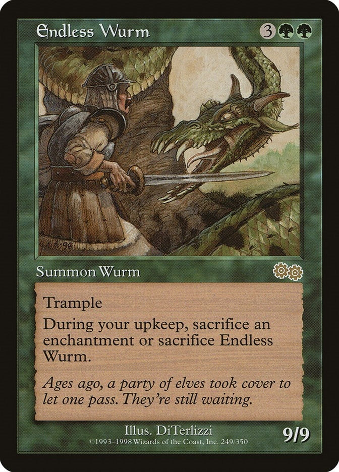 Image for Endless Wurm (249) [Urza's Saga] - Magic: The Gathering