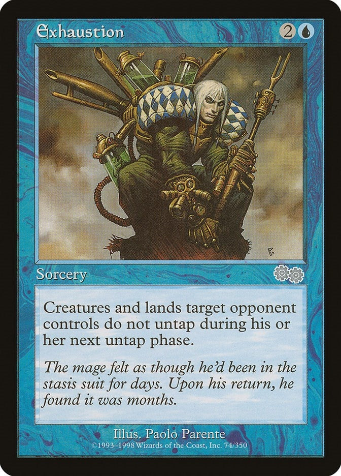 Image for Exhaustion (74) [Urza's Saga] - Magic: The Gathering