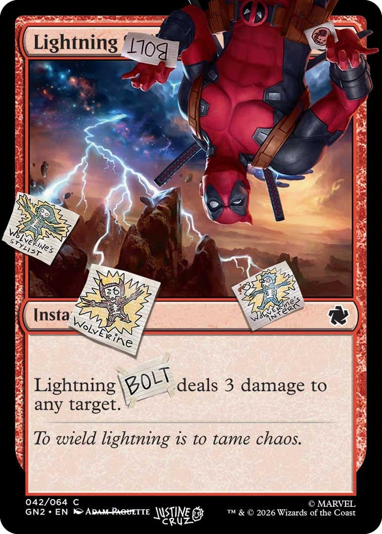 Image for Lightning Bolt (042) (42) [Secret Lair Drop Series] - Magic: The Gathering