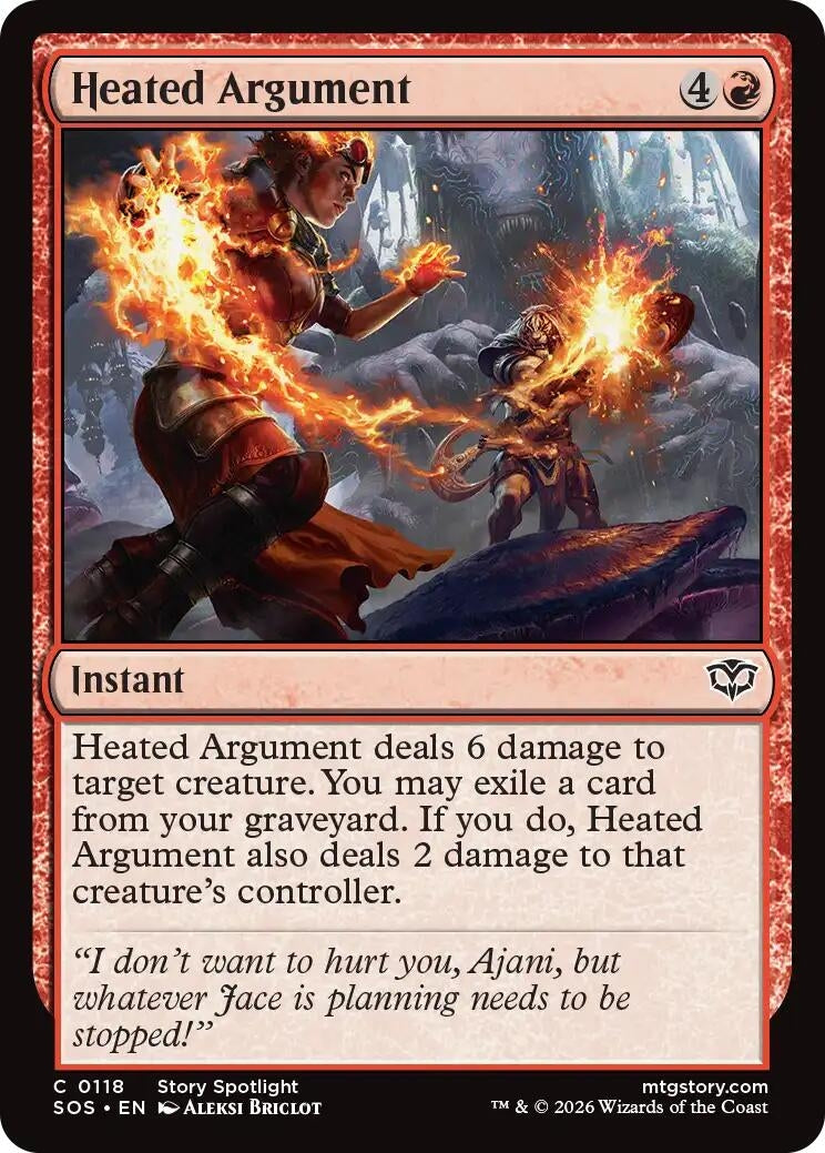 Image for Heated Argument (118) [Secrets of Strixhaven] - Magic: The Gathering
