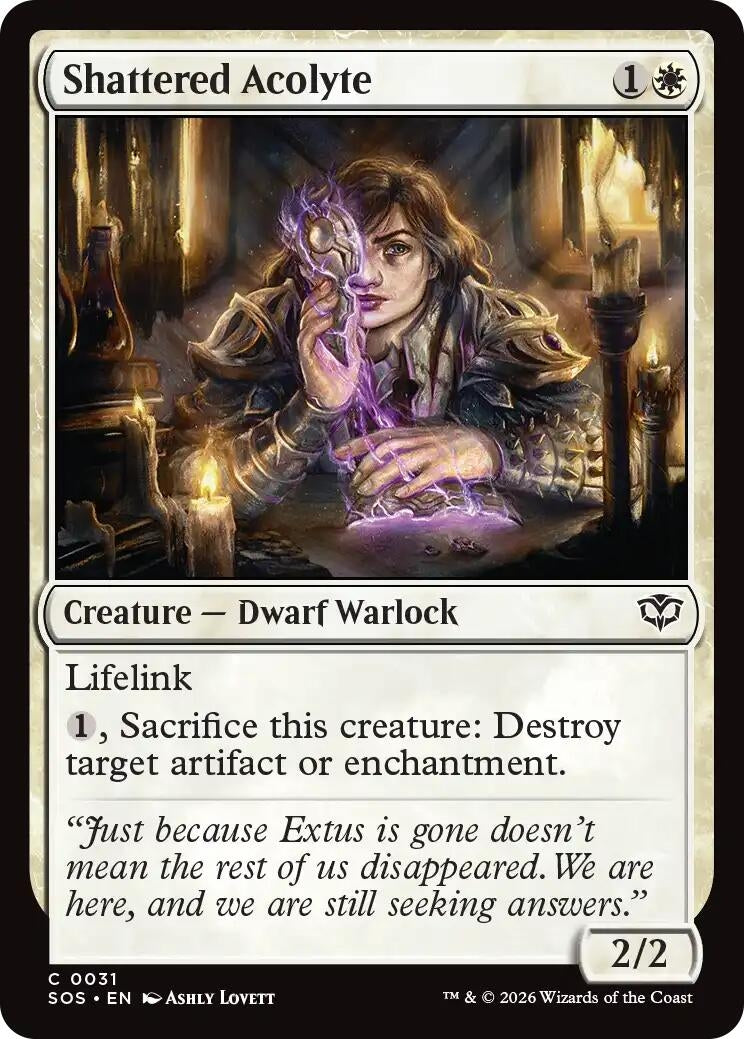 Image for Shattered Acolyte (31) [Secrets of Strixhaven] - Magic: The Gathering