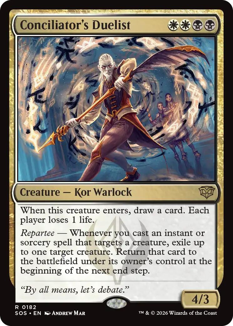 Image for Conciliator's Duelist (182) [Secrets of Strixhaven] - Magic: The Gathering