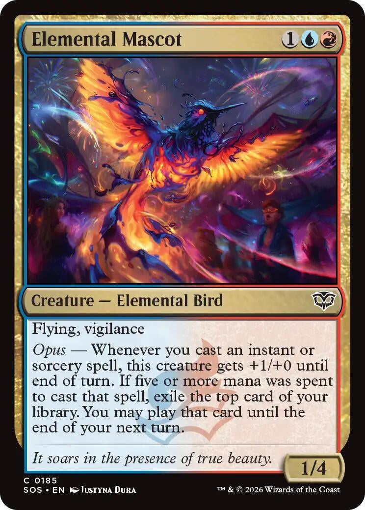 Image for Elemental Mascot (185) [Secrets of Strixhaven] - Magic: The Gathering