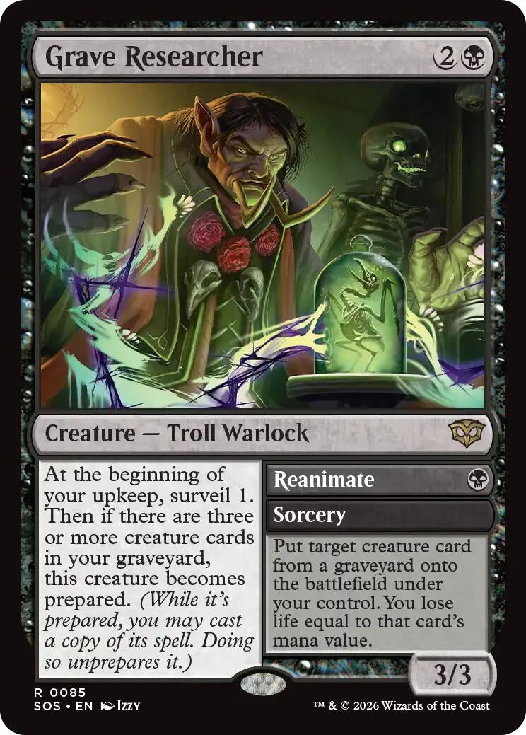 Image for Grave Researcher (85) [Secrets of Strixhaven] - Magic: The Gathering