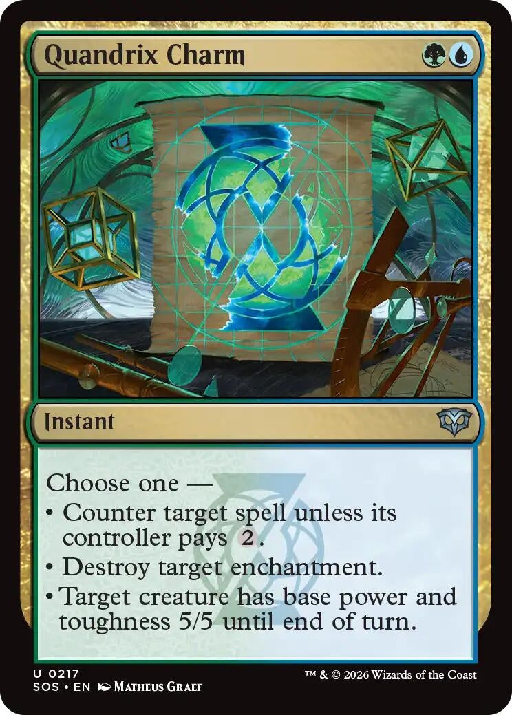 Image for Quandrix Charm (217) [Secrets of Strixhaven] - Magic: The Gathering
