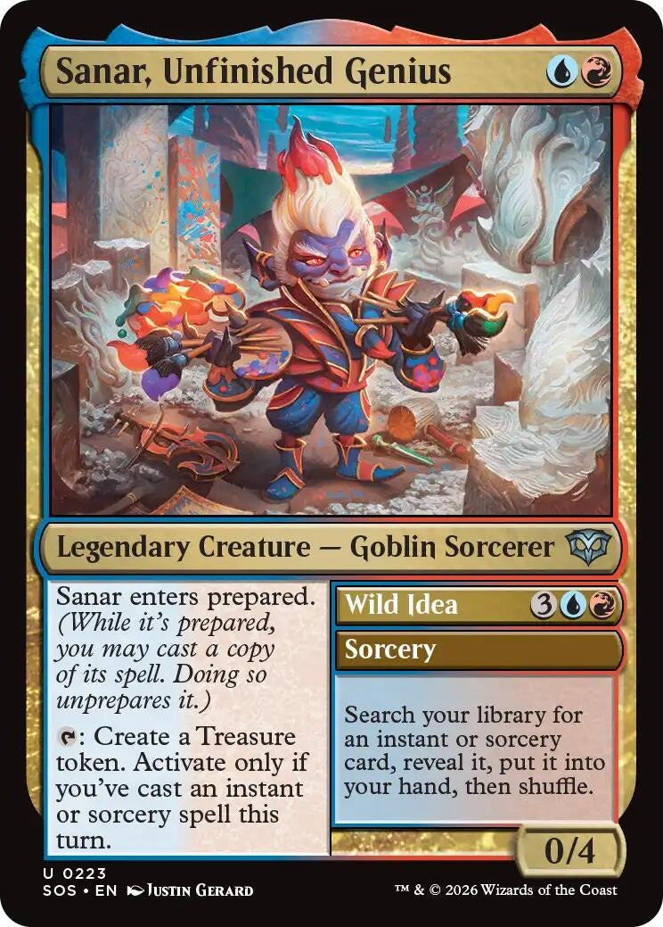 Image for Sanar, Unfinished Genius (223) [Secrets of Strixhaven] - Magic: The Gathering