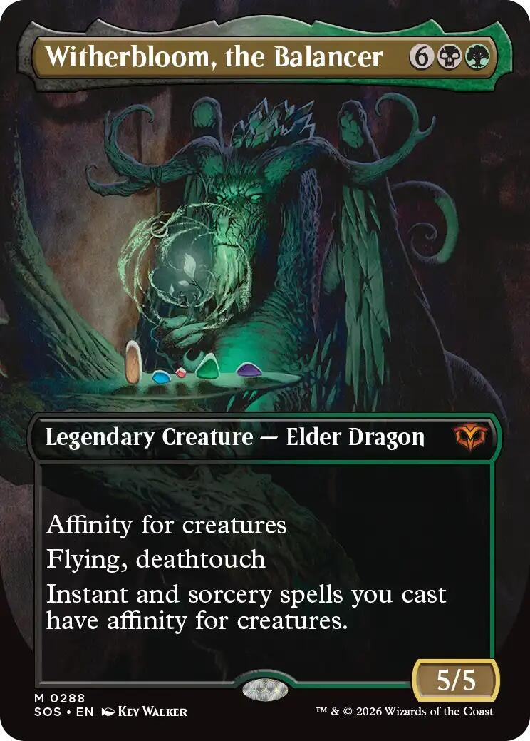Image for Witherbloom, the Balancer (Borderless) (288) [Secrets of Strixhaven] - Magic: The Gathering