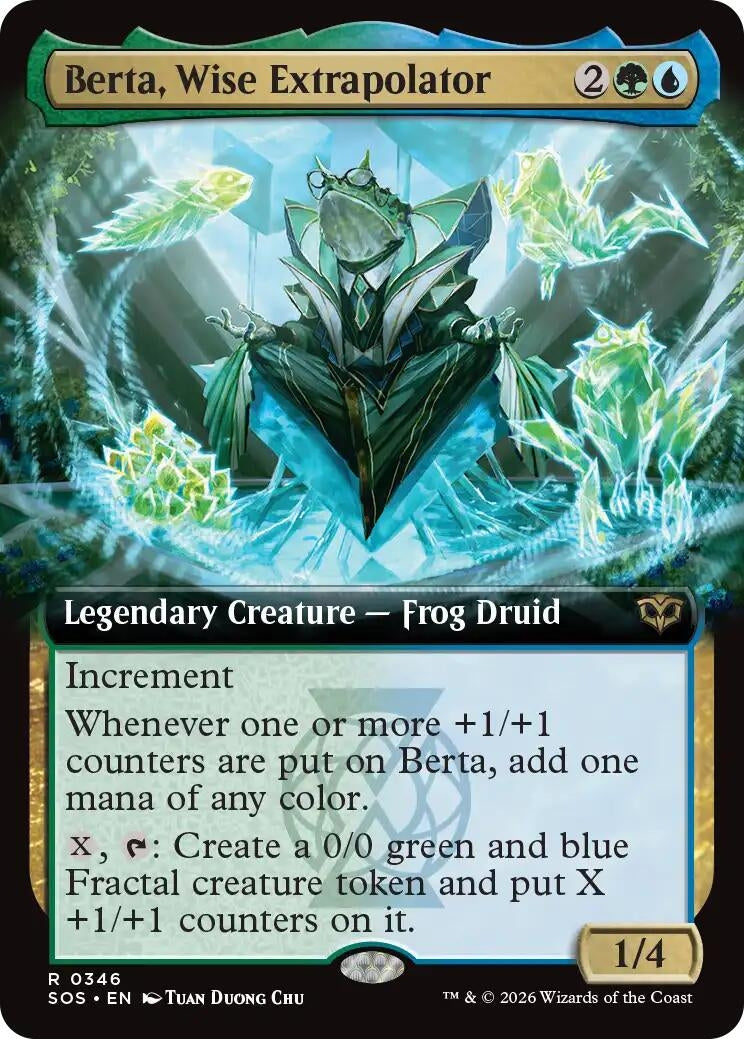 Image for Berta, Wise Extrapolator (Extended Art) (346) [Secrets of Strixhaven] - Magic: The Gathering