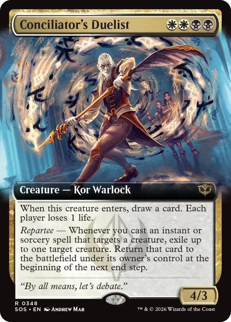 Image for Conciliator's Duelist (Extended Art) (348) [Secrets of Strixhaven] - Magic: The Gathering