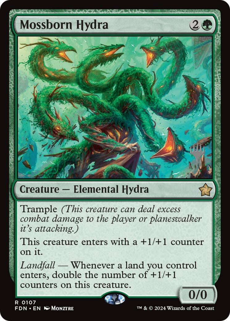 Image for Mossborn Hydra (107) [Lorwyn Eclipsed] - Magic: The Gathering