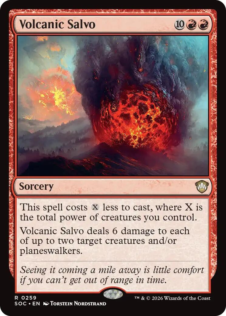 Image for Volcanic Salvo (259) [Secrets of Strixhaven] - Magic: The Gathering