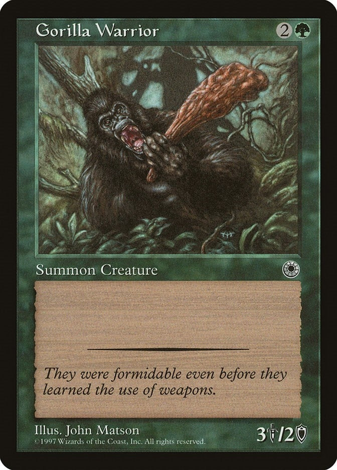 Image for Gorilla Warrior [Portal] - Magic: The Gathering