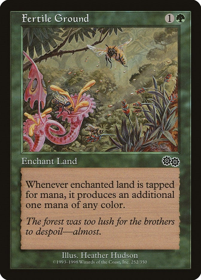 Image for Fertile Ground (252) [Urza's Saga] - Magic: The Gathering