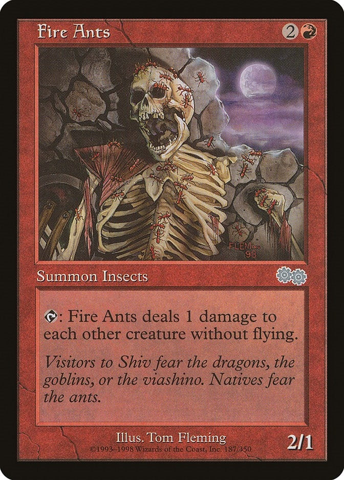 Image for Fire Ants (187) [Urza's Saga] - Magic: The Gathering