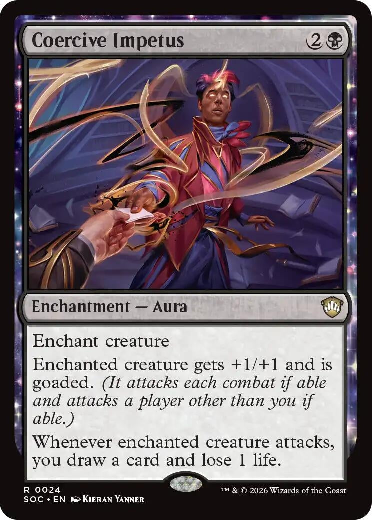Image for Coercive Impetus (24) [Secrets of Strixhaven] - Magic: The Gathering