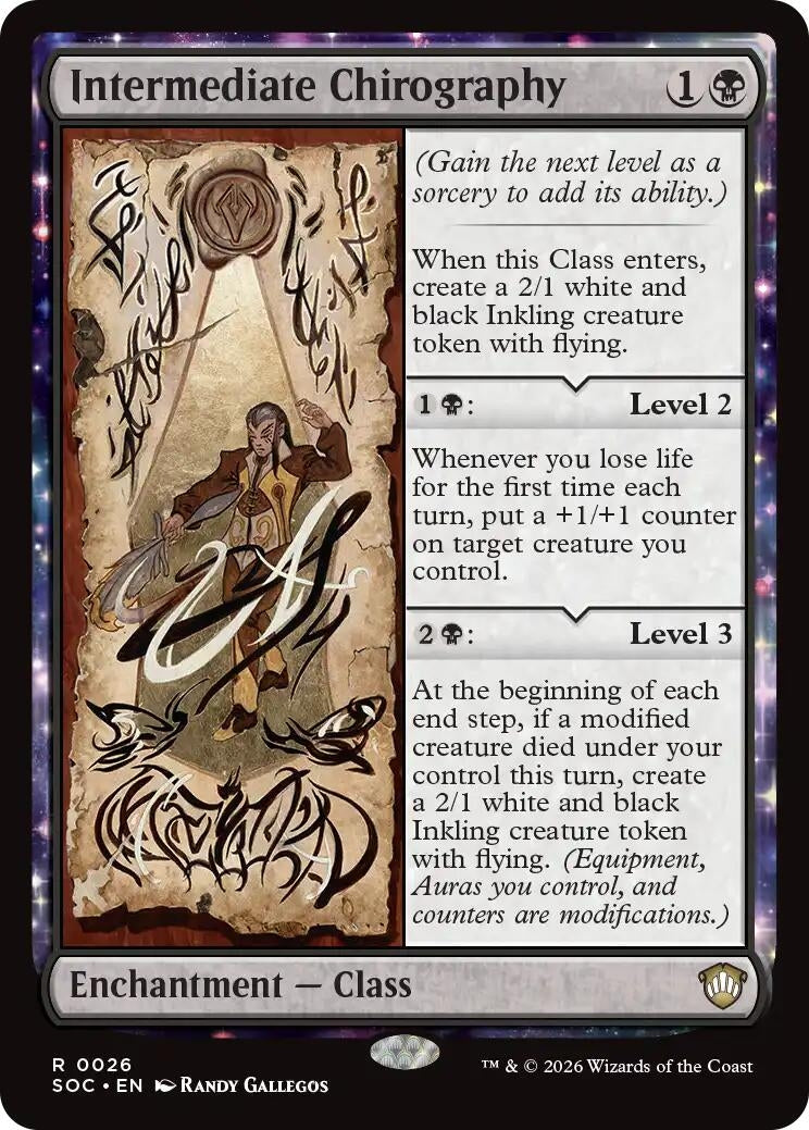 Intermediate Chirography (26) [Commander: Secrets of Strixhaven]