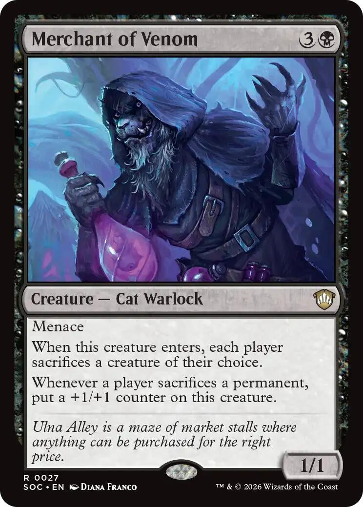 Image for Merchant of Venom (27) [Secrets of Strixhaven] - Magic: The Gathering