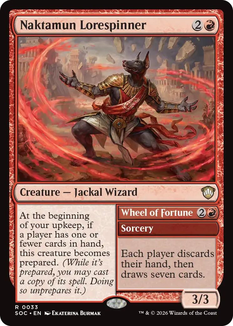 Image for Naktamun Lorespinner (33) [Secrets of Strixhaven] - Magic: The Gathering
