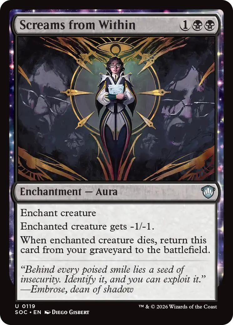 Image for Screams from Within (119) [Secrets of Strixhaven] - Magic: The Gathering