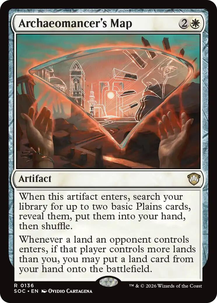 Image for Archaeomancer's Map (136) [Secrets of Strixhaven] - Magic: The Gathering