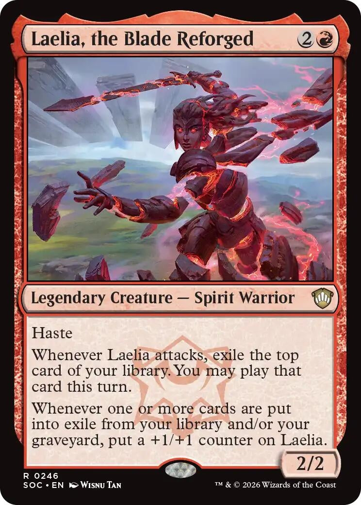 Image for Laelia, the Blade Reforged (246) [Secrets of Strixhaven] - Magic: The Gathering