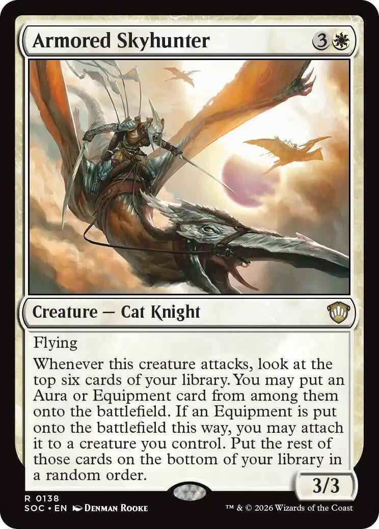 Image for Armored Skyhunter (138) [Secrets of Strixhaven] - Magic: The Gathering