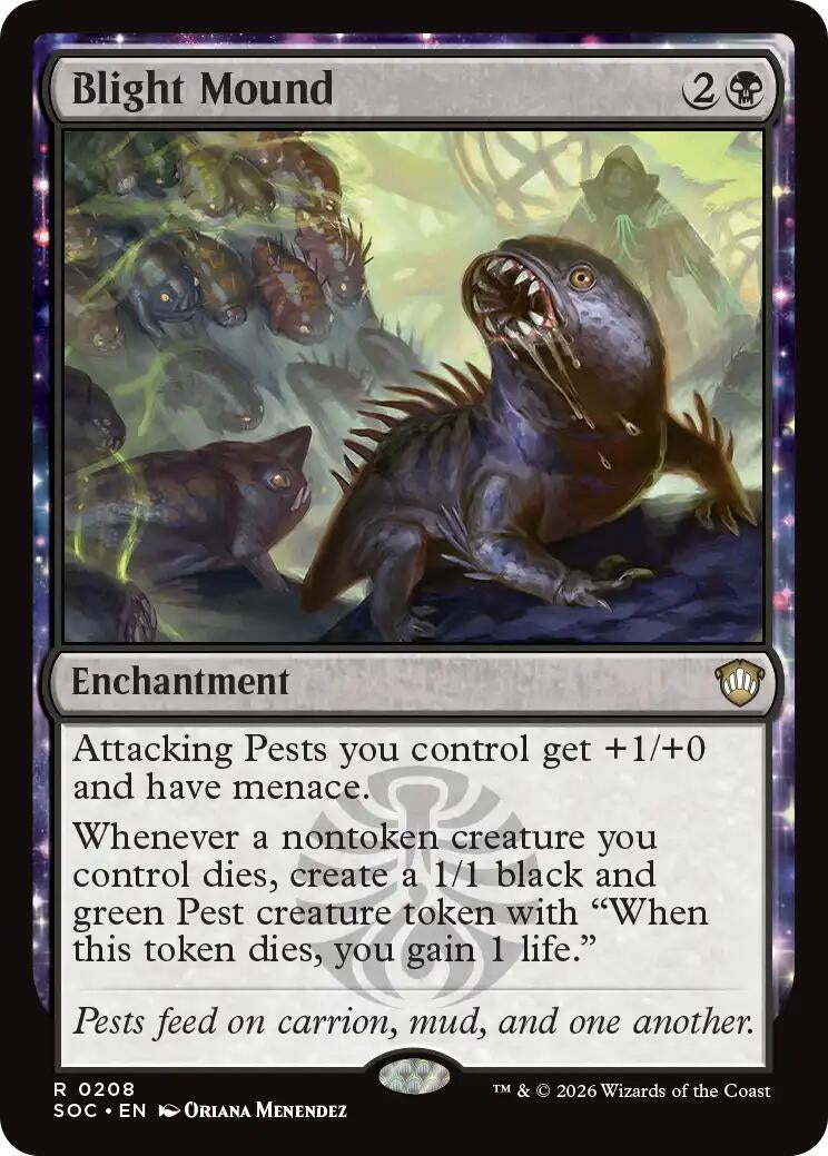 Image for Blight Mound (208) [Secrets of Strixhaven] - Magic: The Gathering
