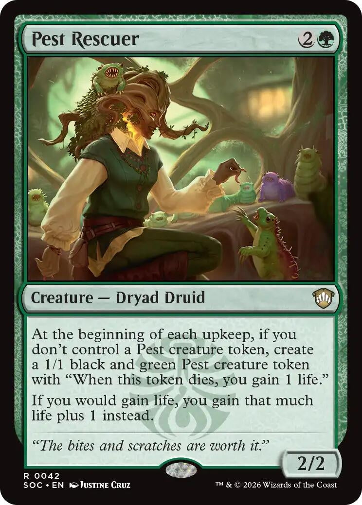 Image for Pest Rescuer (42) [Secrets of Strixhaven] - Magic: The Gathering