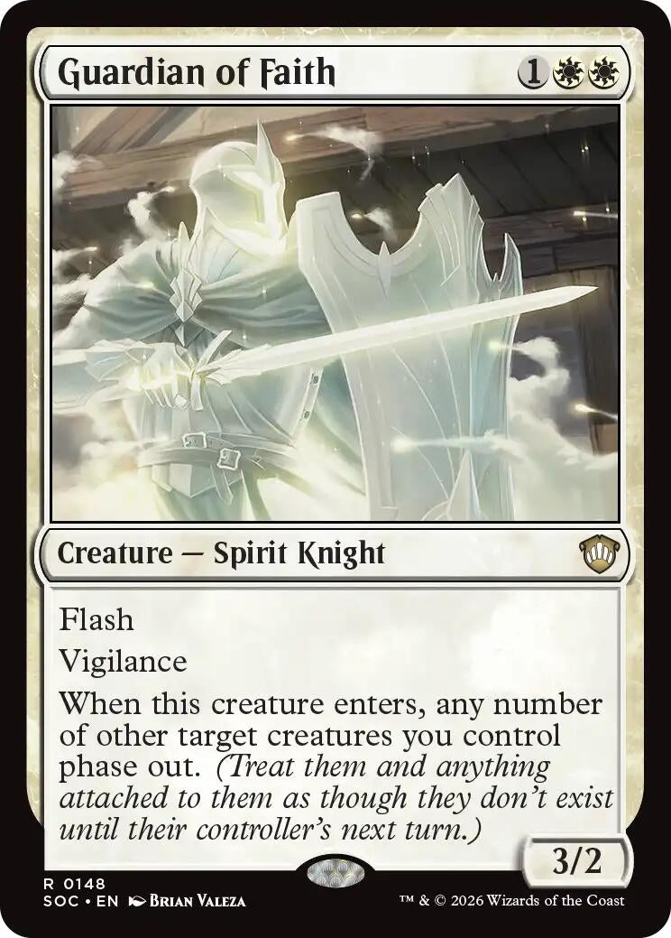 Image for Guardian of Faith (148) [Secrets of Strixhaven] - Magic: The Gathering