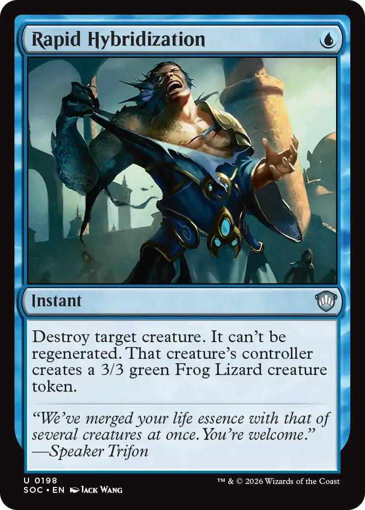 Image for Rapid Hybridization (198) [Secrets of Strixhaven] - Magic: The Gathering