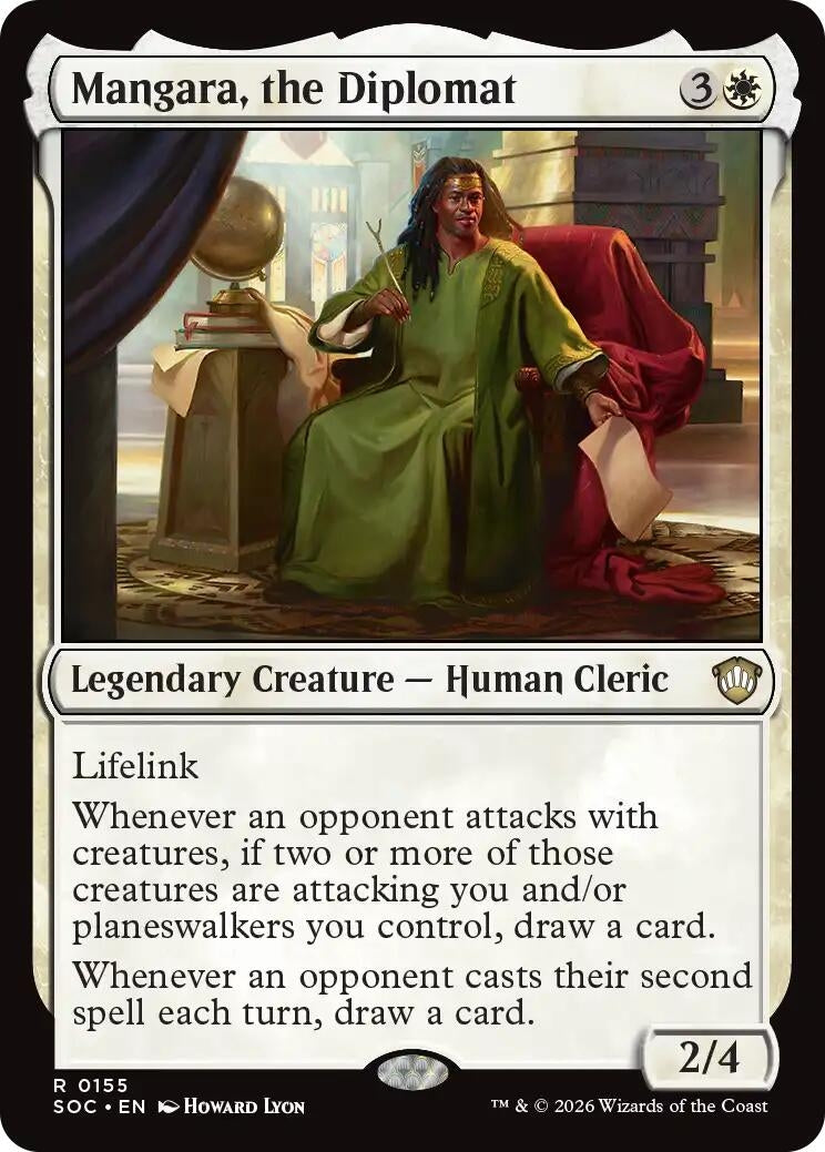 Image for Mangara, the Diplomat (155) [Secrets of Strixhaven] - Magic: The Gathering