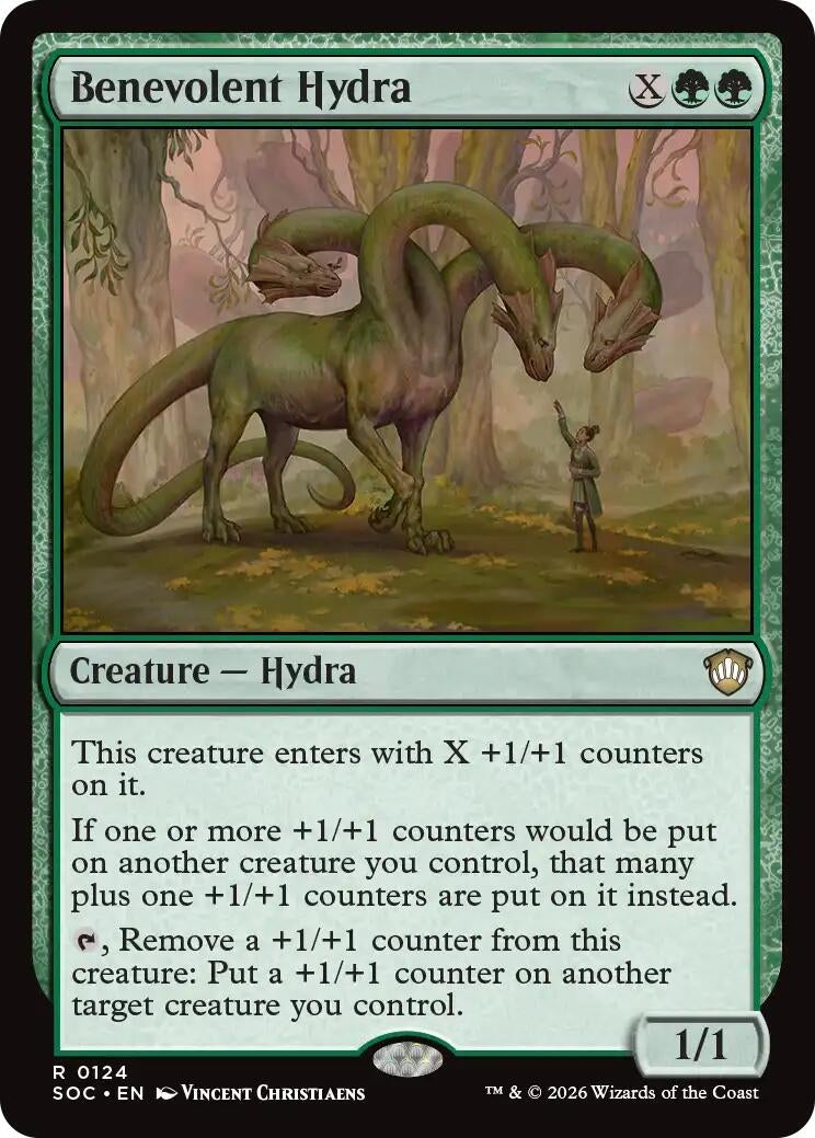 Image for Benevolent Hydra (124) [Secrets of Strixhaven] - Magic: The Gathering