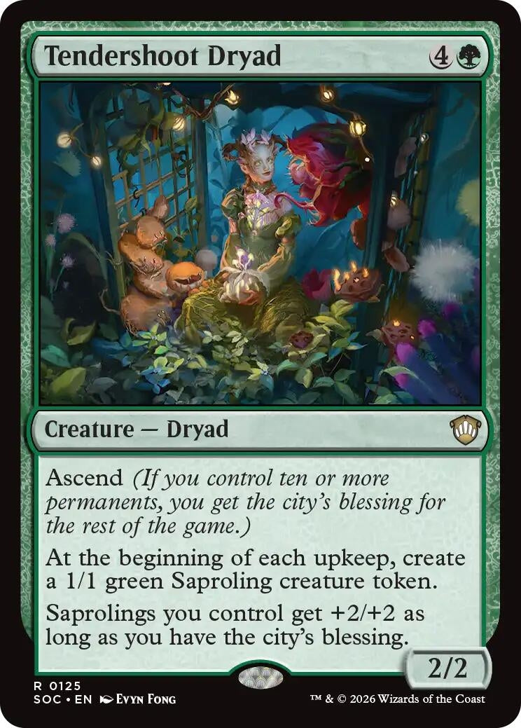 Image for Tendershoot Dryad (125) [Secrets of Strixhaven] - Magic: The Gathering