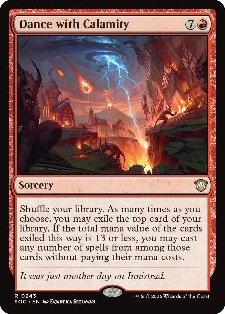 Image for Dance with Calamity (243) [Secrets of Strixhaven] - Magic: The Gathering