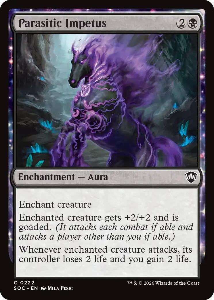 Image for Parasitic Impetus (222) [Secrets of Strixhaven] - Magic: The Gathering