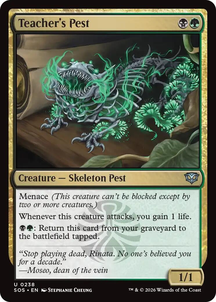 Image for Teacher's Pest (238) [Secrets of Strixhaven] - Magic: The Gathering