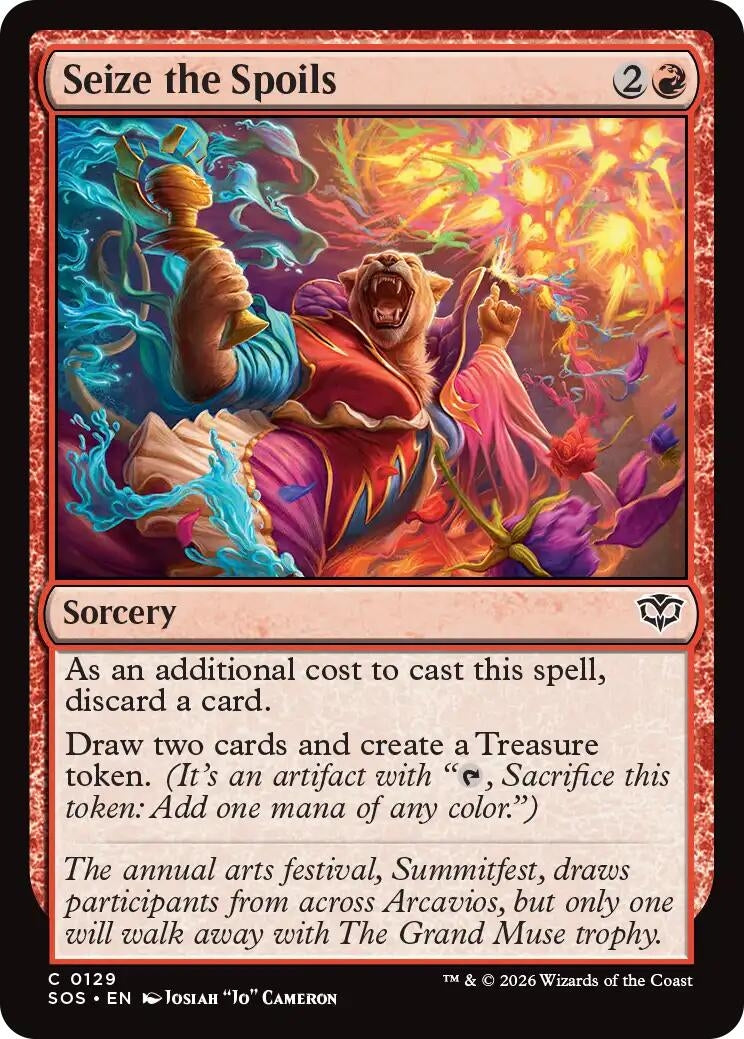 Image for Seize the Spoils (129) [Secrets of Strixhaven] - Magic: The Gathering