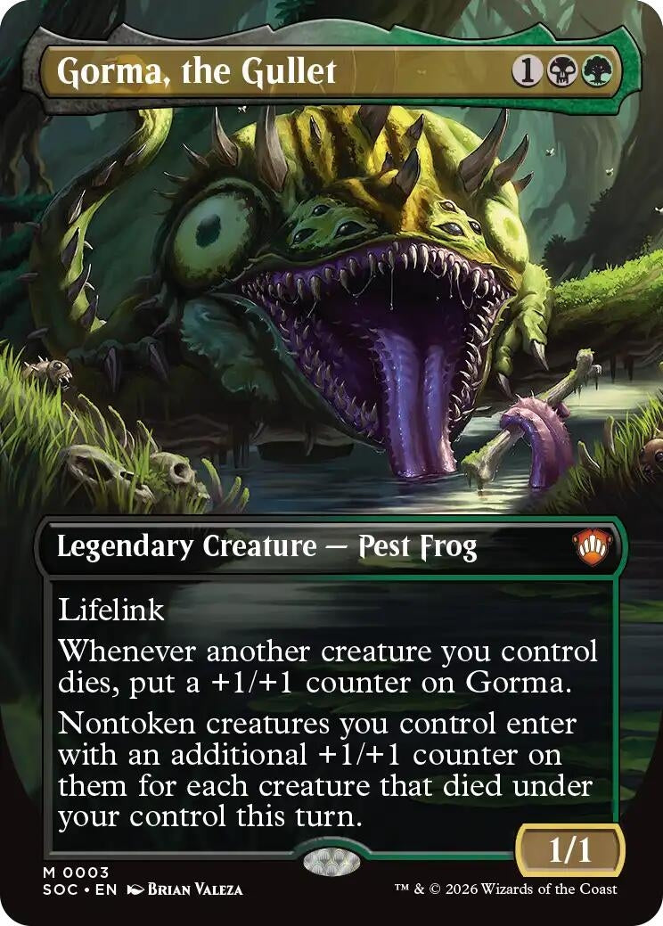 Image for Gorma, the Gullet (Borderless) (3) [Secrets of Strixhaven] - Magic: The Gathering